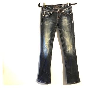 Miss me embellished boot cut jeans size 24